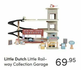 Baby & Tiener Little dutch little railway collection garage aanbieding