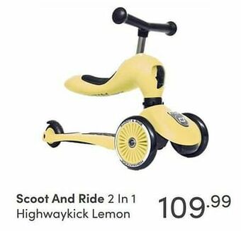 Scoot and ride 2 in 1 highwaykick lemon
