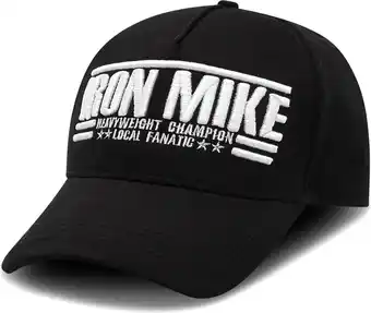 Baseball cap heren - mike tyson - zwart
