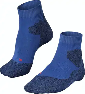 Bol.com Falke ru trail hardlopen anti blaren, anti zweet functioneel garen heren sportsokken blauw - maat 46-48 aanbieding