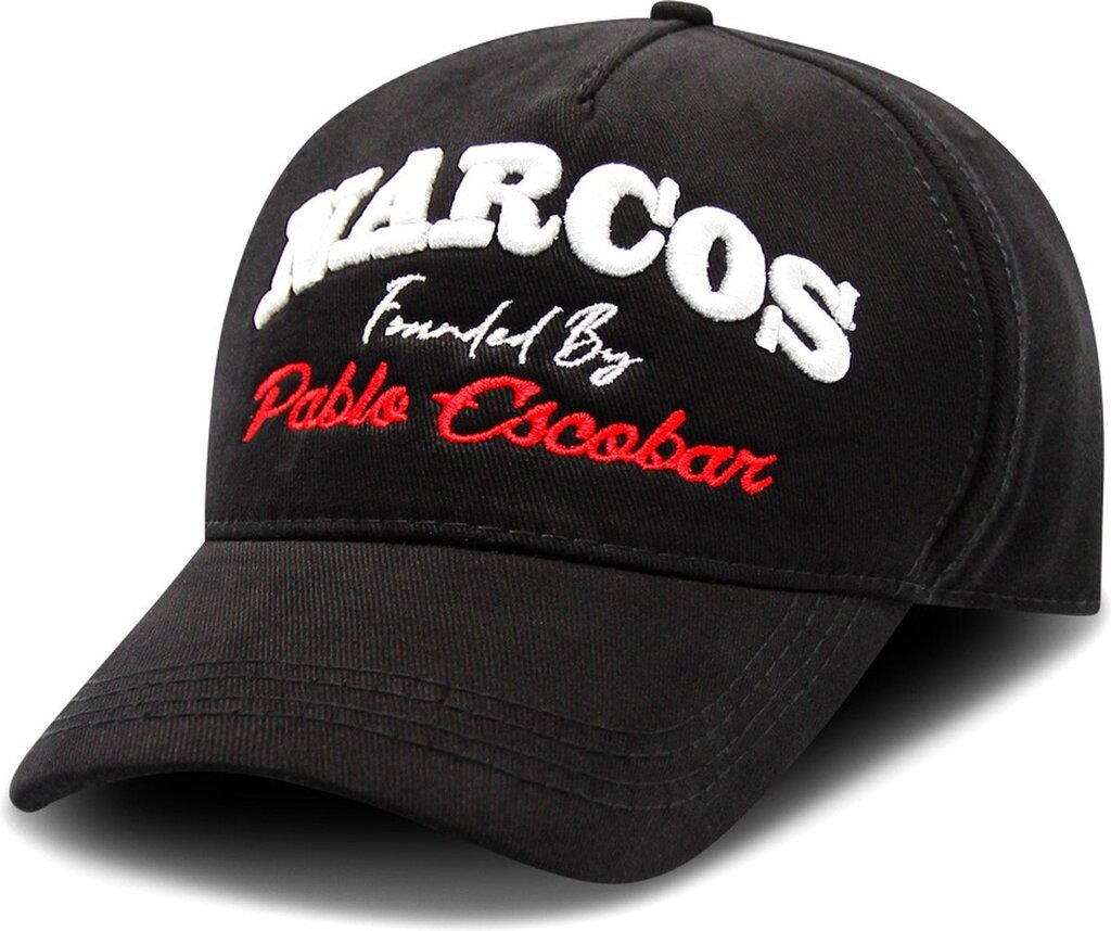 Baseball cap heren narcos pablo escobar zwart promotie bij