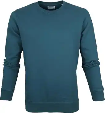 Bol.com Colorful standard - sweater ocean groen - regular-fit aanbieding
