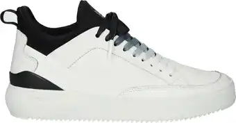 Bol.com Blackstone xg88 white - mid-sneaker - man - white - maat: 43 aanbieding