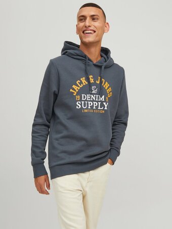Bol.com Jack&jones jjelogo sweat hood 2 col 22/23 noos heren trui - maat l aanbieding