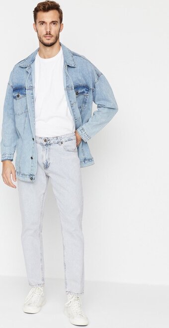 Bol.com Trendyol mannen normale taille ontspannen jeans aanbieding