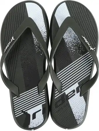 Bol.com Rider r1 graphics slippers heren - green/white - maat 47 aanbieding