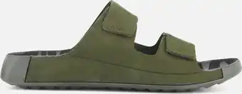 Bol.com Ecco 2nd cozmo m sandalen groen suede - heren - maat 40 aanbieding