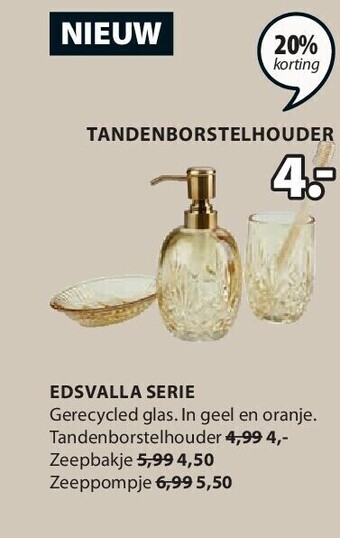 Jysk Edsvalla serie aanbieding