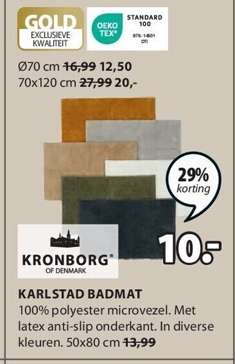 Jysk Karlstad badmat aanbieding