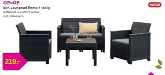 Leen Bakker Loungeset emma 4-delig aanbieding