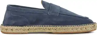 Bol.com Greve espadrilles heren / instappers / herenschoenen - suède - 2310 - jeans blauw - maat 46 aanbieding