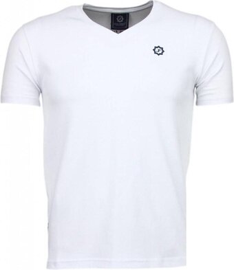 Bol.com Basic exclusieve - t-shirt - wit aanbieding