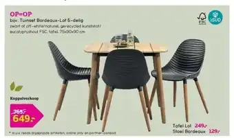 Leen Bakker Tuinset bordeaux-lot 5-delig aanbieding