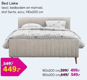 Leen Bakker Bed lieke aanbieding