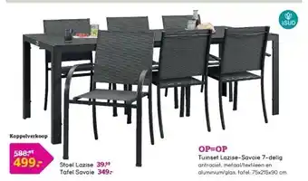 Leen Bakker Tuinset lazise-savoie 7-delig aanbieding