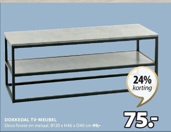 Jysk Dokkedal tv-meubel aanbieding