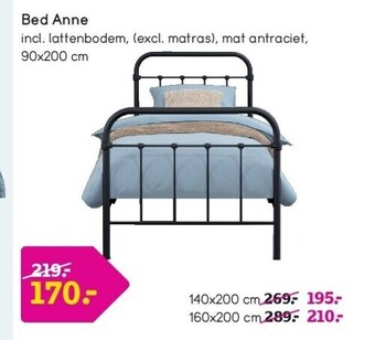 Leen Bakker Bed anne aanbieding