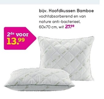 Leen Bakker Hoofdkussen bamboe aanbieding