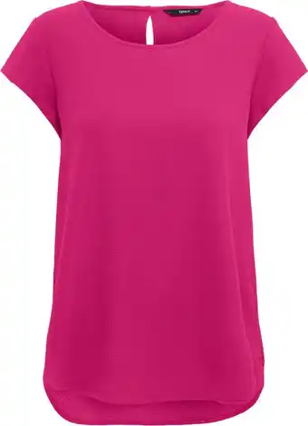 Only onlnova lux s/s top solid ptm dames top