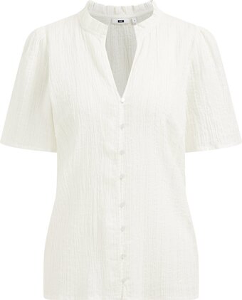 We fashion dames blouse met glittergaren