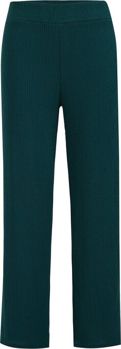 We fashion dames wide leg broek met structuur