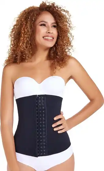 Bol.com Mariae strapless waisttrainer 9330 - maat: xl - kleur: zwart - smalle taille - platte buik - hourglass figuur aanbieding