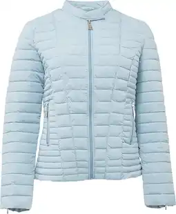 Guess vona gewatteerd doorgestikt dames jasje - blauw