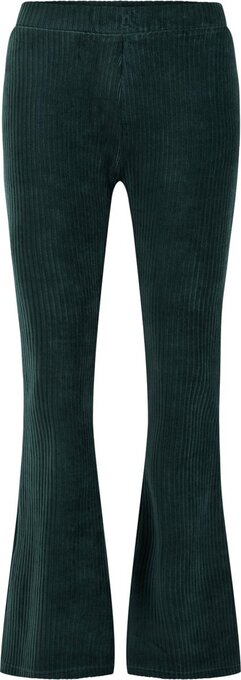We fashion dames flared legging van ribstof - curve