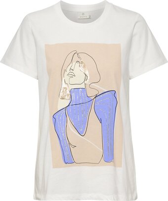Kaffe kamila t-shirt dames t-shirt