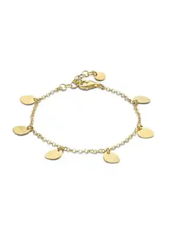 Casa jewelry armband sugarbowl mini goud verguld van 17 cm met 3 cm verstelketting