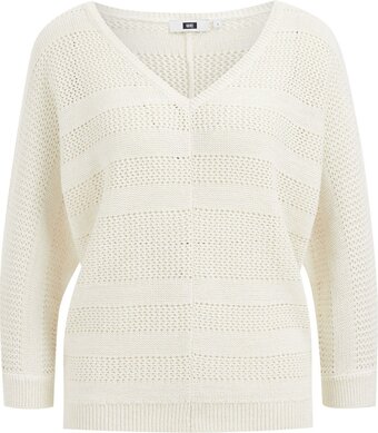 We fashion dames gebreide trui met gilttergaren