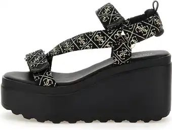 Bol.com Guess ocilia2 dames sandalen - black platino aanbieding