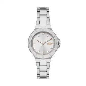 Bol.com Dkny ny6641 dameshorloge 34 mm - zilverkleurig aanbieding