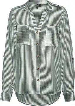 Bol.com Vero moda vmbumpy l/s shirt new wvn noos dames blouse - maat s aanbieding