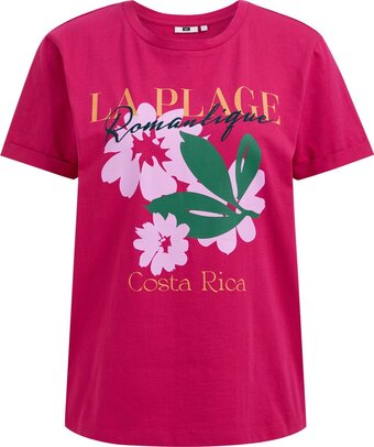 Bol.com We fashion dames t-shirt met opdruk aanbieding
