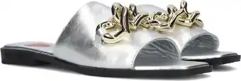 Bol.com Love moschino ja28222 slippers - dames - zilver - maat 38 aanbieding