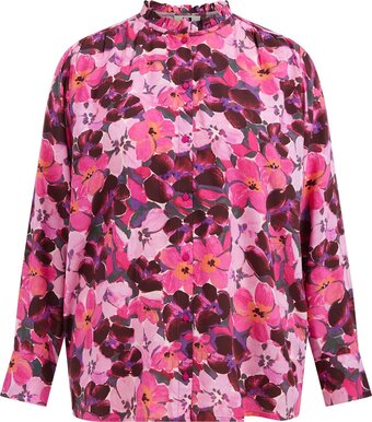 We fashion dames blouse met dessin - curve