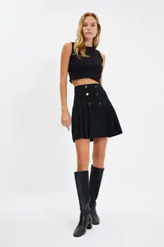 Bol.com Trendyol vrouwen mini hoge taille a-lijn rok aanbieding
