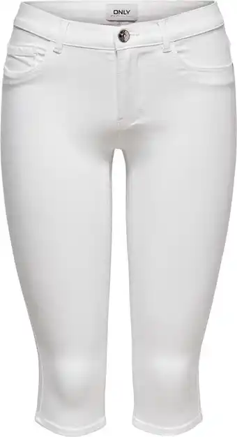 Only jeans onlrain life reg sk knickers dnm no 15136463 white dames maat - m