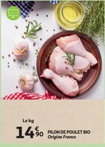 Auchan PILON DE POULET BIO aanbieding