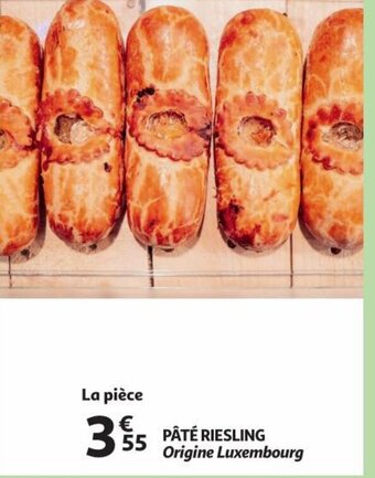 Auchan PÂTÉ RIESLING aanbieding