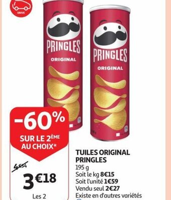 TUILES ORIGINAL PRINGLES 195 g