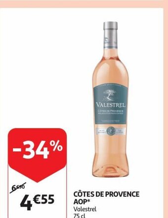 Auchan CÔTES DE PROVENCE AOP* 75 cl aanbieding
