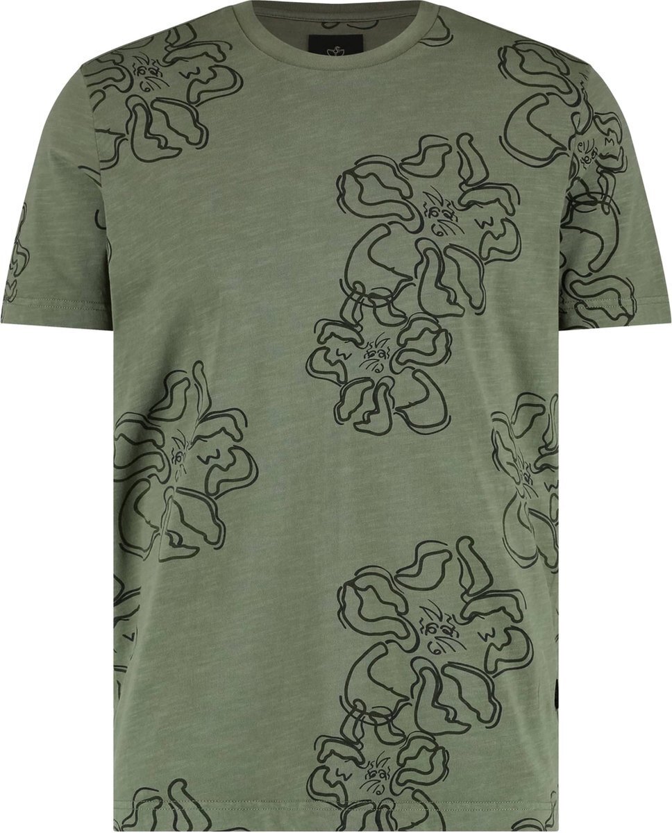 Bol.com Bluefields t-shirt jersey t shirt met print en ronde hals 36433013 3400 mannen maat - xl aanbieding