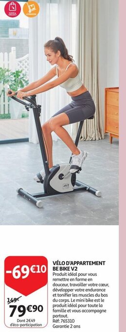 VÉLO D'APPARTEMENT BE BIKE V2