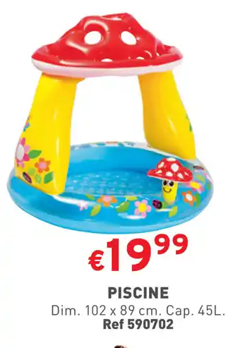 Trafic PISCINE Dim. 102 x 89 cm. Cap. 45L. aanbieding