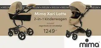 Baby & Tiener Mima xari latte 2-in-1 kinderwagen aanbieding