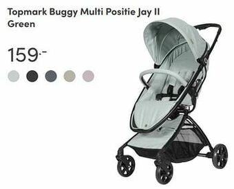 Baby & Tiener Topmark buggy multi positie jay ii green aanbieding