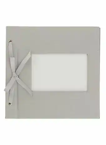 HEMA HEMA Fotoalbum Met Venster 22x22.4 Zilver aanbieding