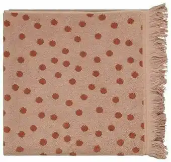 HEMA HEMA Handdoek - 70 X 140 - Zware Kwaliteit - Bruin Gestipt aanbieding